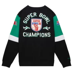Mitchell & Ness Hoodies & Sweatshirts-All Over Crew 3.0 New York Jets