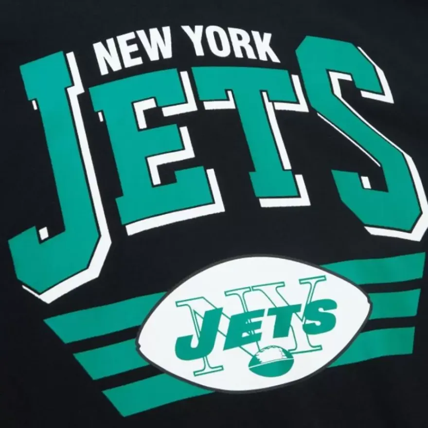Mitchell & Ness Hoodies & Sweatshirts-All Over Crew 3.0 New York Jets