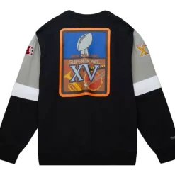 Mitchell & Ness Hoodies & Sweatshirts-All Over Crew 3.0 Oakland Raiders