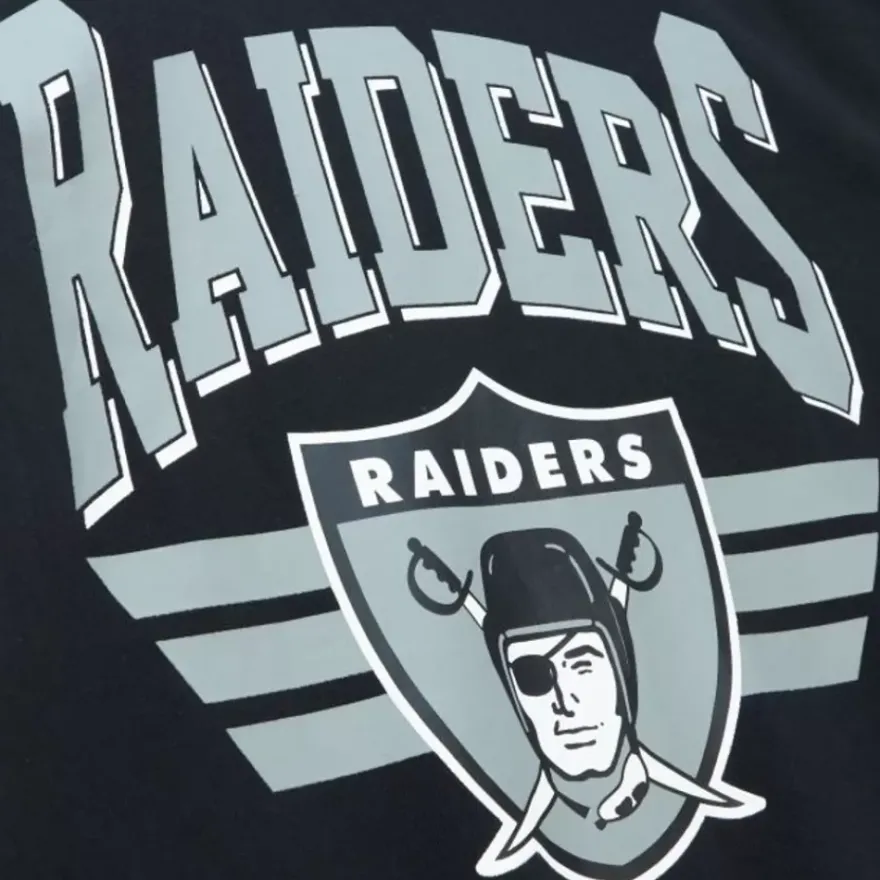 Mitchell & Ness Hoodies & Sweatshirts-All Over Crew 3.0 Oakland Raiders
