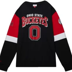 Mitchell & Ness Hoodies & Sweatshirts-All Over Crew 3.0 Ohio State