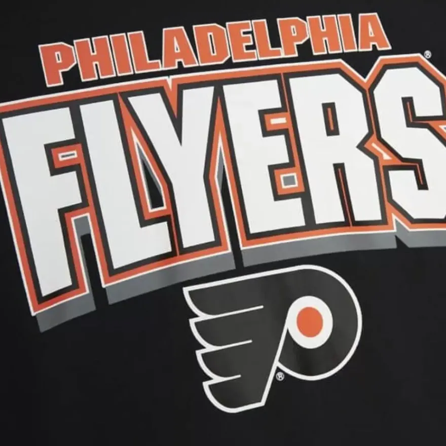 Mitchell & Ness Hoodies & Sweatshirts-All Over Crew 2.0 Philadelphia Flyers