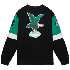Mitchell & Ness Hoodies & Sweatshirts-All Over Crew 3.0 Philadelphia Eagles