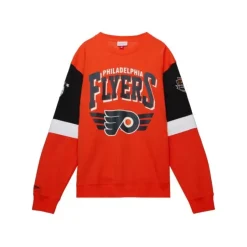 Mitchell & Ness Hoodies & Sweatshirts-All Over Crew 3.0 Philadelphia Flyers
