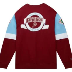 Mitchell & Ness Hoodies & Sweatshirts-All Over Crew 3.0 Philadelphia Phillies