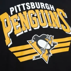 Mitchell & Ness Hoodies & Sweatshirts-All Over Crew 3.0 Pittsburgh Penguins