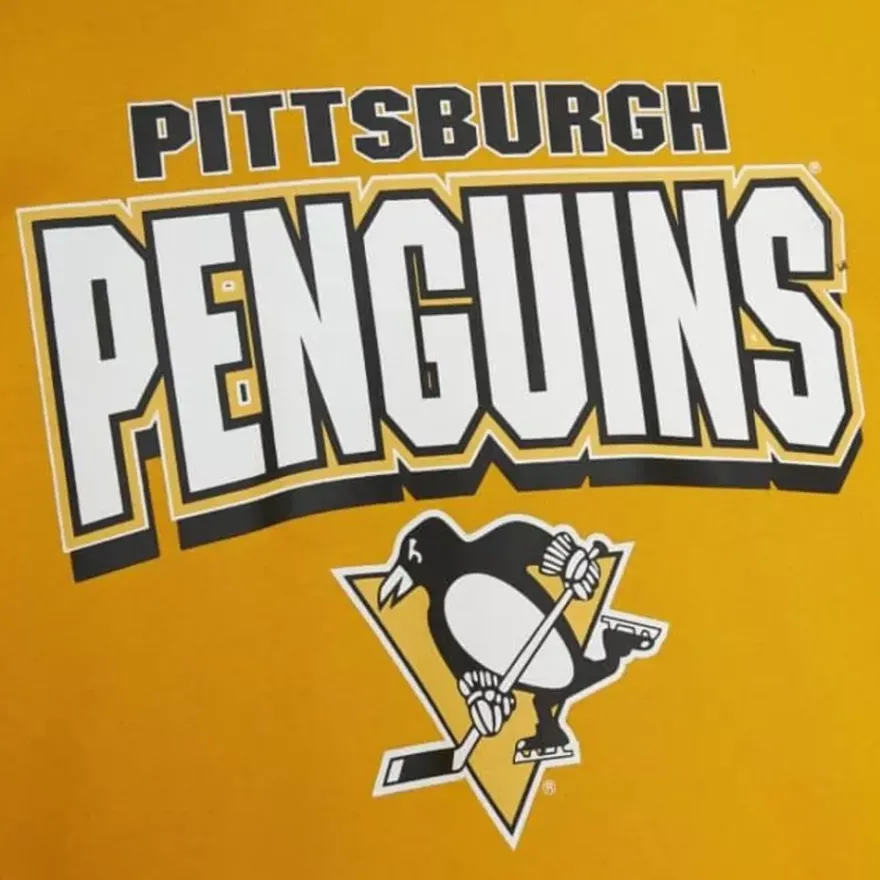 Mitchell & Ness Hoodies & Sweatshirts-All Over Crew 2.0 Pittsburgh Penguins