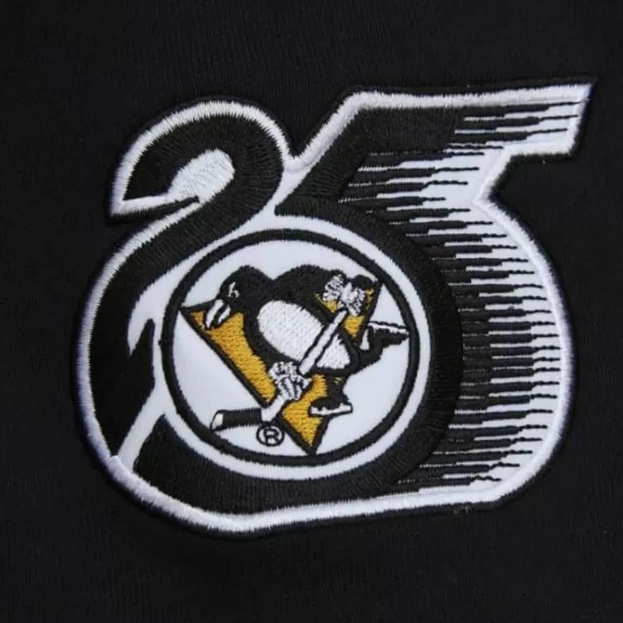 Mitchell & Ness Hoodies & Sweatshirts-All Over Crew 2.0 Pittsburgh Penguins