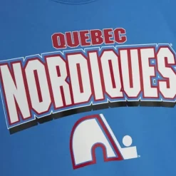 Mitchell & Ness Hoodies & Sweatshirts-All Over Crew 2.0 Quebec Nordiques