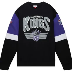 Mitchell & Ness Hoodies & Sweatshirts-All Over Crew 3.0 Sacramento Kings