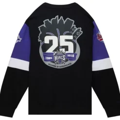Mitchell & Ness Hoodies & Sweatshirts-All Over Crew 3.0 Sacramento Kings
