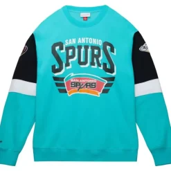 Mitchell & Ness Hoodies & Sweatshirts-All Over Crew 3.0 San Antonio Spurs