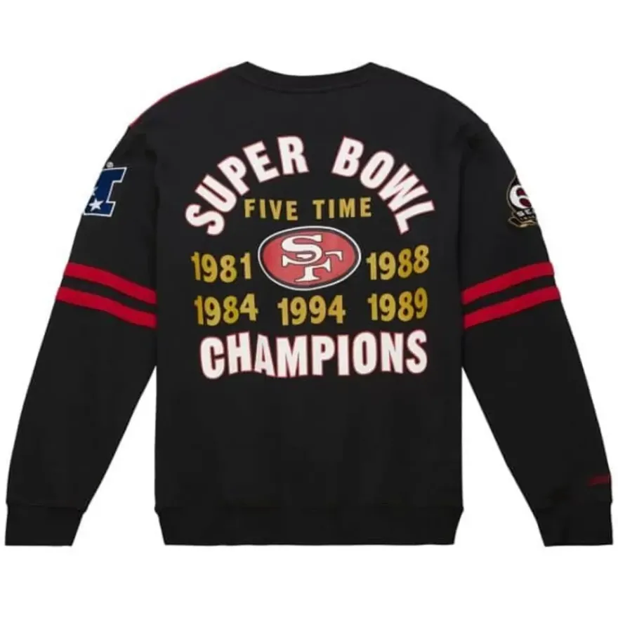 Mitchell & Ness T-Shirts & Tops-All Over Crew 2.0 San Francisco 49Ers