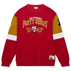 Mitchell & Ness Hoodies & Sweatshirts-All Over Crew 3.0 San Francisco 49Ers