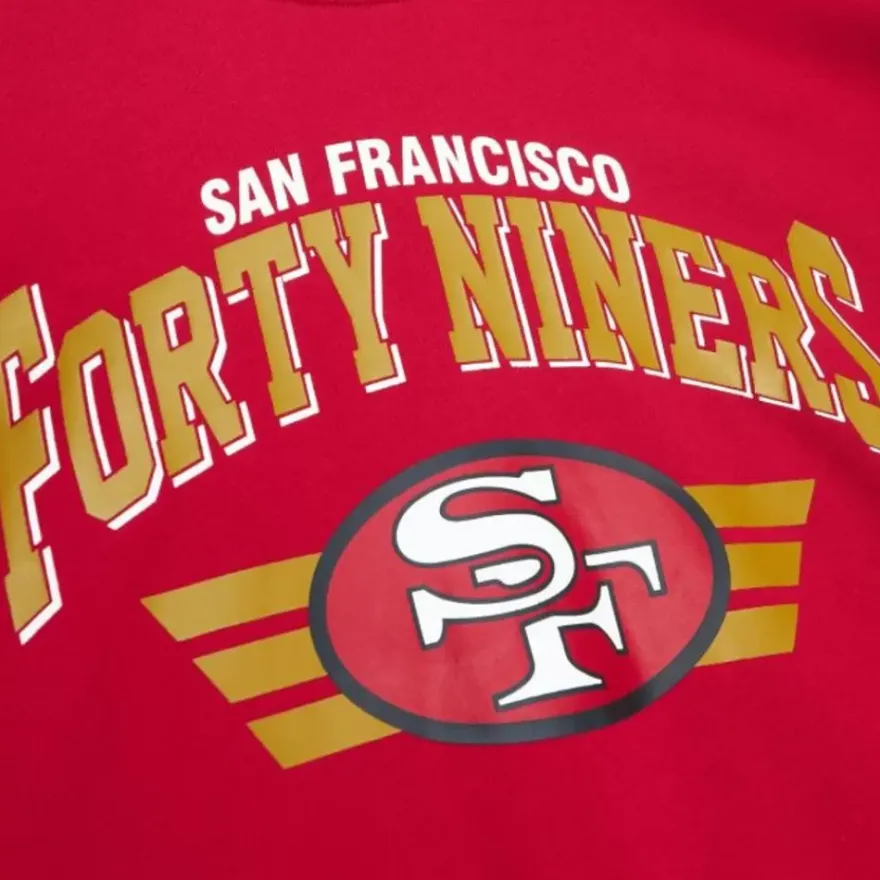 Mitchell & Ness Hoodies & Sweatshirts-All Over Crew 3.0 San Francisco 49Ers