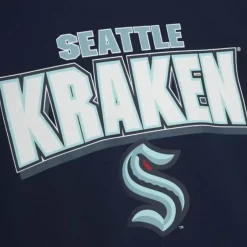 Mitchell & Ness Hoodies & Sweatshirts-All Over Crew 2.0 Seattle Kraken