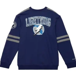 Mitchell & Ness Hoodies & Sweatshirts-All Over Crew 2.0 Tampa Bay Lightning