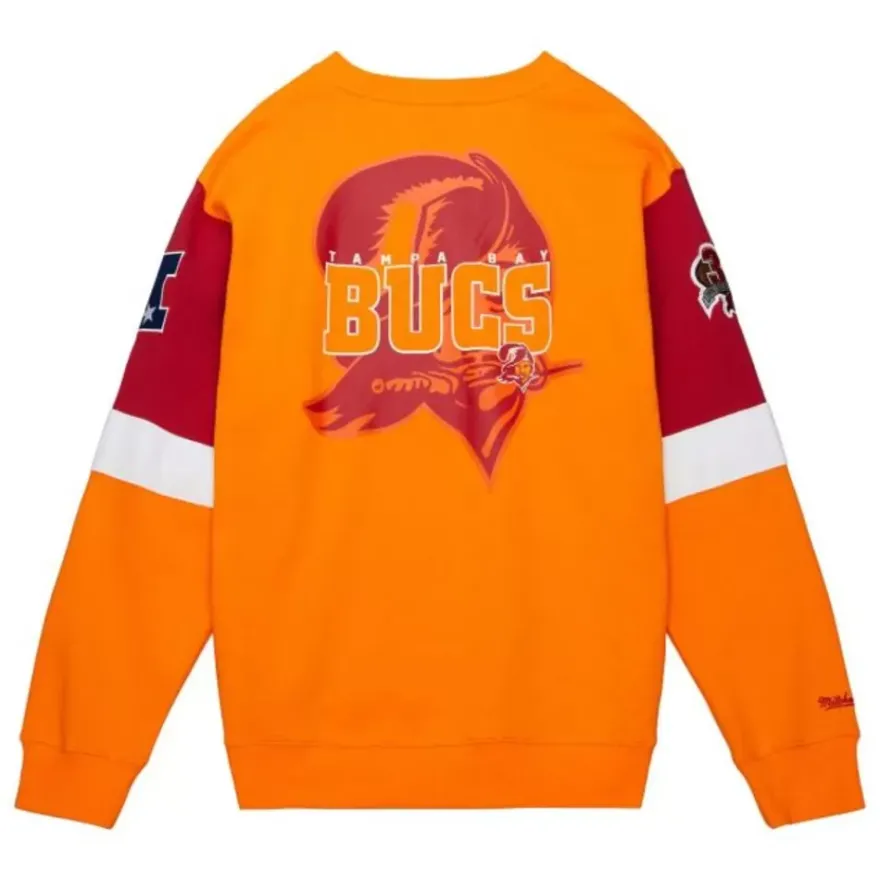 Mitchell & Ness Hoodies & Sweatshirts-All Over Crew 3.0 Tampa Bay Buccaneers