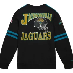 Mitchell & Ness T-Shirts & Tops-All Over Crew 2.0 Tee Jacksonville Jaguars