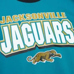 Mitchell & Ness T-Shirts & Tops-All Over Crew 2.0 Tee Jacksonville Jaguars