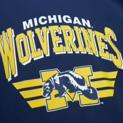 Mitchell & Ness Hoodies & Sweatshirts-All Over Crew 3.0 University Of Michigan