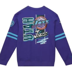 Mitchell & Ness T-Shirts & Tops-All Over Crew 2.0 Utah Jazz