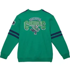 Mitchell & Ness Hoodies & Sweatshirts-All Over Crew 2.0 Vancouver Canucks