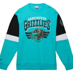 Mitchell & Ness Hoodies & Sweatshirts-All Over Crew 3.0 Vancouver Grizzlies