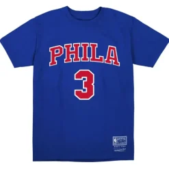Mitchell & Ness Big Kids-Alt Name & Number Ss Tee Philadelphia 76Ers Allen Iverson