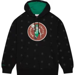 Mitchell & Ness Hoodies & Sweatshirts-Aop Fleece Hoodie Boston Celtics