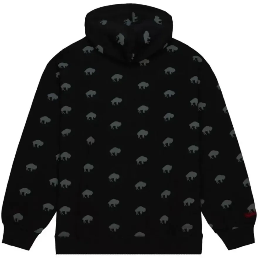 Mitchell & Ness Hoodies & Sweatshirts-Aop Fleece Hoodie Buffalo Bills