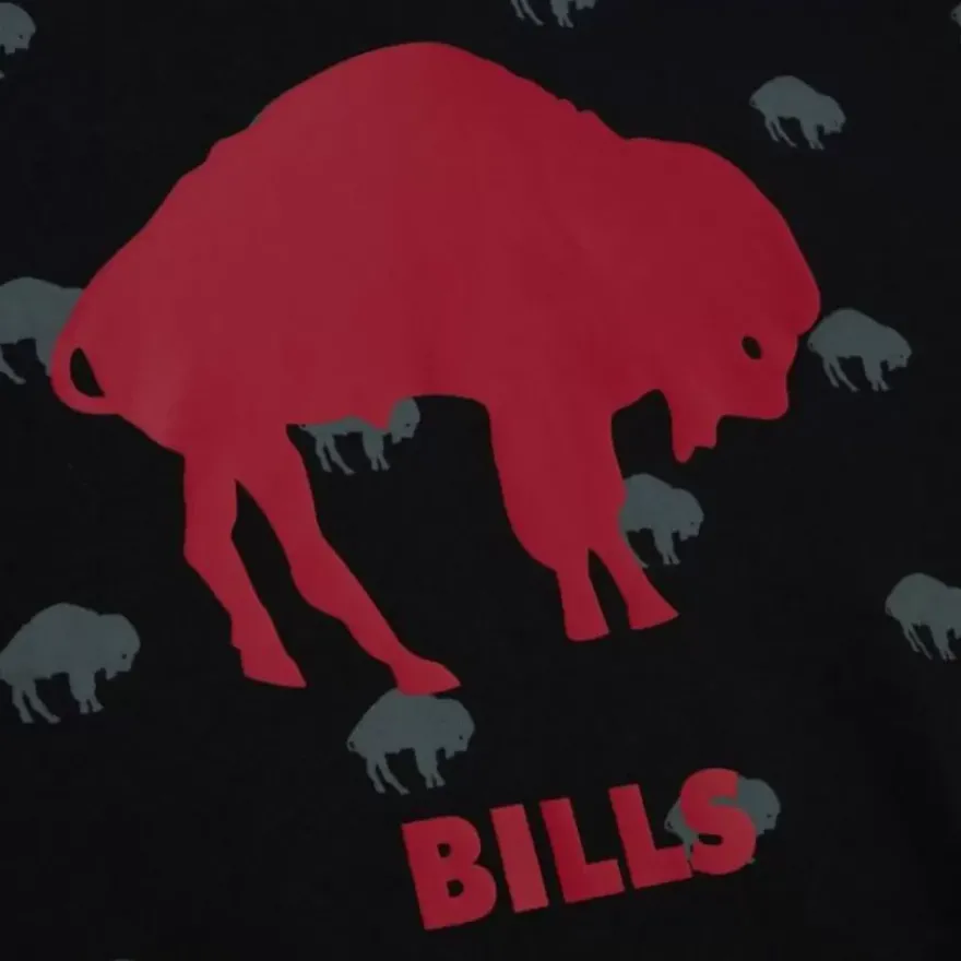 Mitchell & Ness Hoodies & Sweatshirts-Aop Fleece Hoodie Buffalo Bills