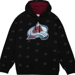 Mitchell & Ness Hoodies & Sweatshirts-Aop Fleece Hoodie Colorado Avalanche