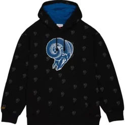 Mitchell & Ness Hoodies & Sweatshirts-Aop Fleece Hoodie Los Angeles Rams
