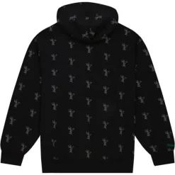 Mitchell & Ness Hoodies & Sweatshirts-Aop Fleece Hoodie Milwaukee Bucks