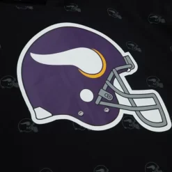 Mitchell & Ness Hoodies & Sweatshirts-Aop Fleece Hoodie Minnesota Vikings