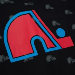 Mitchell & Ness Hoodies & Sweatshirts-Aop Fleece Hoodie Quebec Nordiques