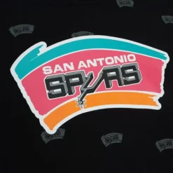 Mitchell & Ness Hoodies & Sweatshirts-Aop Fleece Hoodie San Antonio Spurs