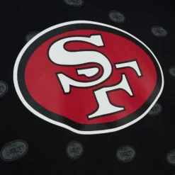 Mitchell & Ness Hoodies & Sweatshirts-Aop Fleece Hoodie San Francisco 49Ers