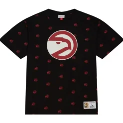 Mitchell & Ness T-Shirts & Tops-Aop S/S Top Atlanta Hawks