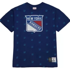 Mitchell & Ness T-Shirts & Tops-Aop S/S Top New York Rangers