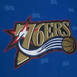 Mitchell & Ness T-Shirts & Tops-Aop S/S Top Philadelphia 76Ers