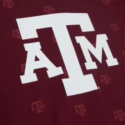 Mitchell & Ness T-Shirts & Tops-Aop Ss Top Texas A&M University
