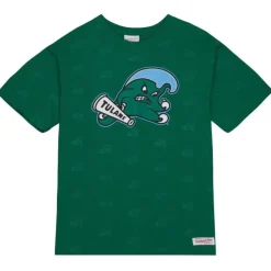 Mitchell & Ness T-Shirts & Tops-Aop Ss Top Tulane University