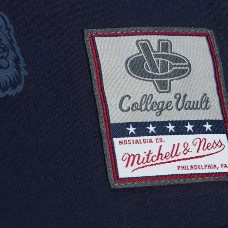 Mitchell & Ness T-Shirts & Tops-Aop Ss Top University Of Connecticut