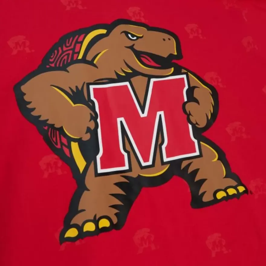 Mitchell & Ness T-Shirts & Tops-Aop Ss Top University Of Maryland