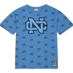 Mitchell & Ness T-Shirts & Tops-Aop Ss Top University Of North Carolina
