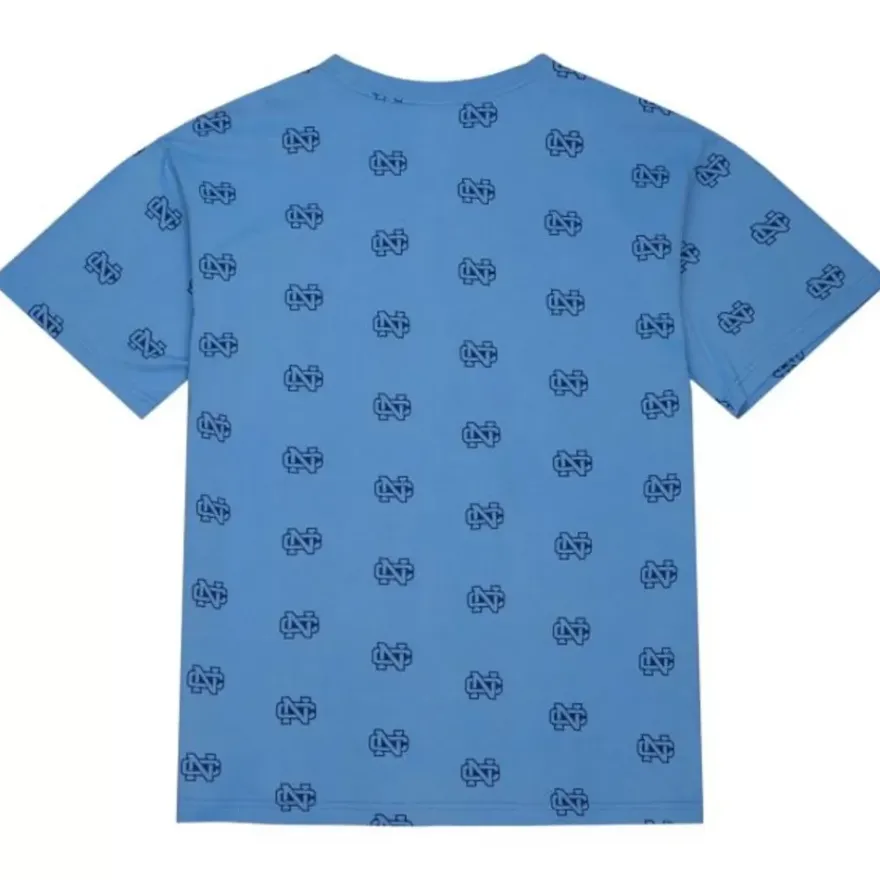 Mitchell & Ness T-Shirts & Tops-Aop Ss Top University Of North Carolina