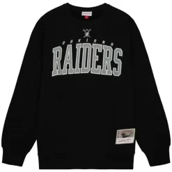 Mitchell & Ness Hoodies & Sweatshirts-Arch Team Crew Oakland Raiders
