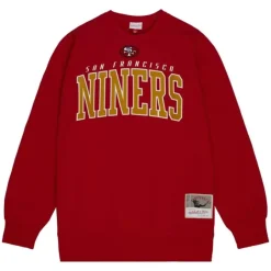 Mitchell & Ness Hoodies & Sweatshirts-Arch Team Crew San Francisco 49Ers